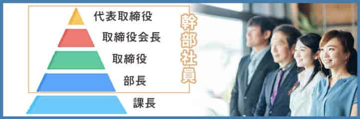 幹部社員はどこから?経営幹部となる役職例も紹介